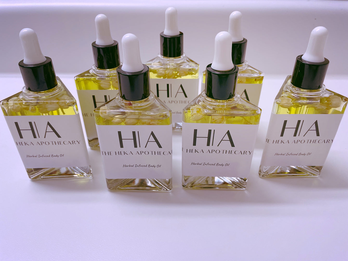 Herbal Infused Body Oil (rose scented) image 0