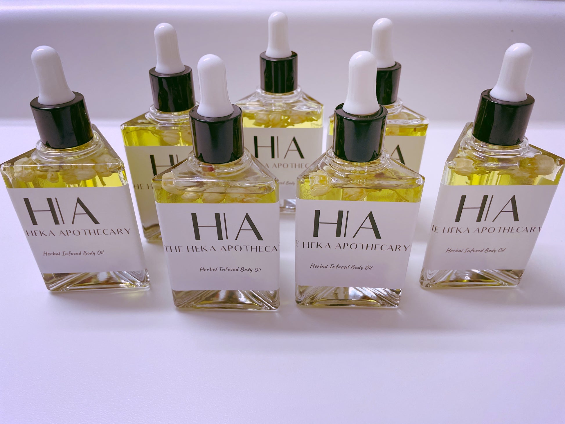 Herbal Infused Body Oil (rose scented) image 0