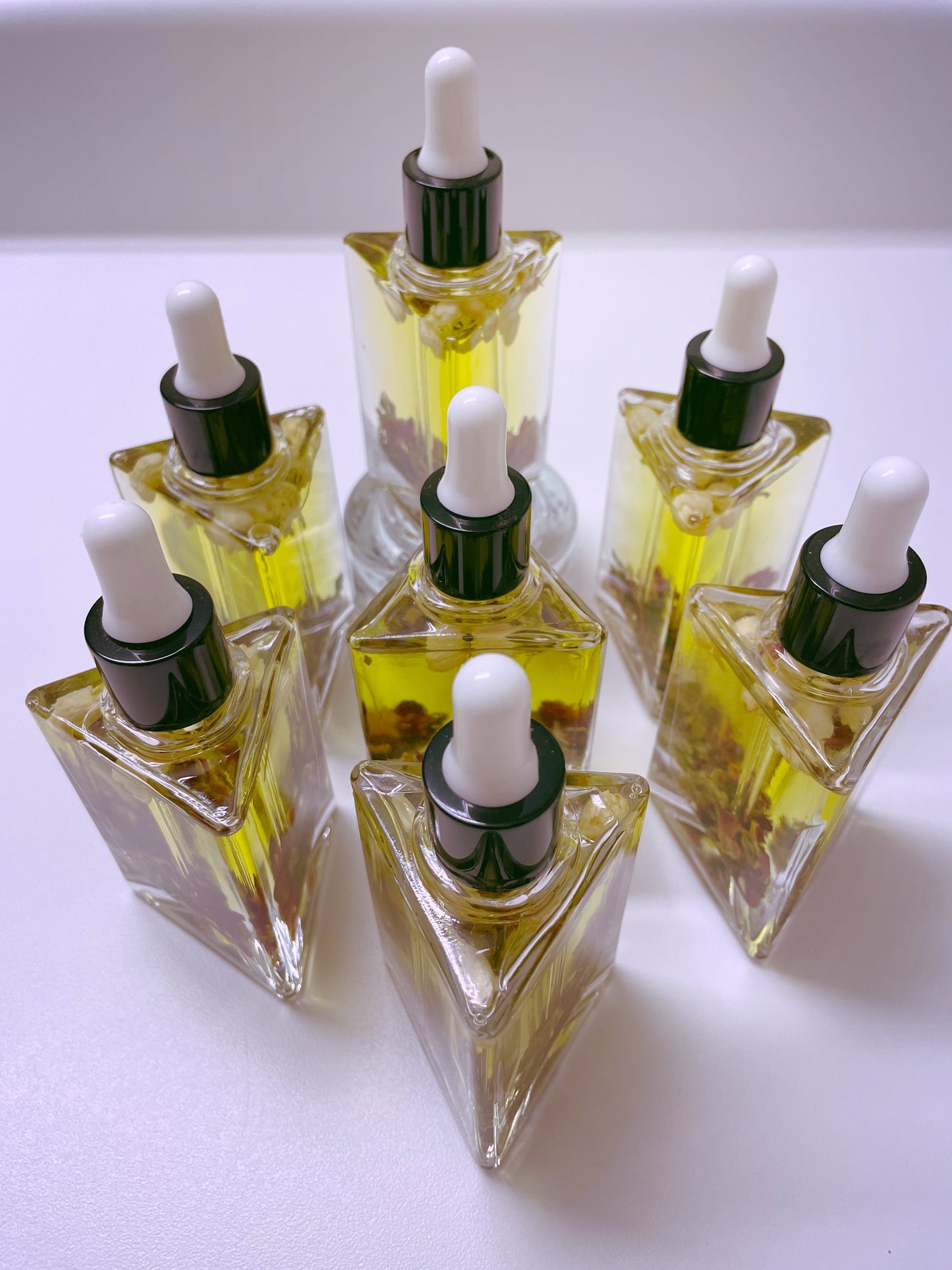 Herbal Infused Body Oil (rose scented) image 1