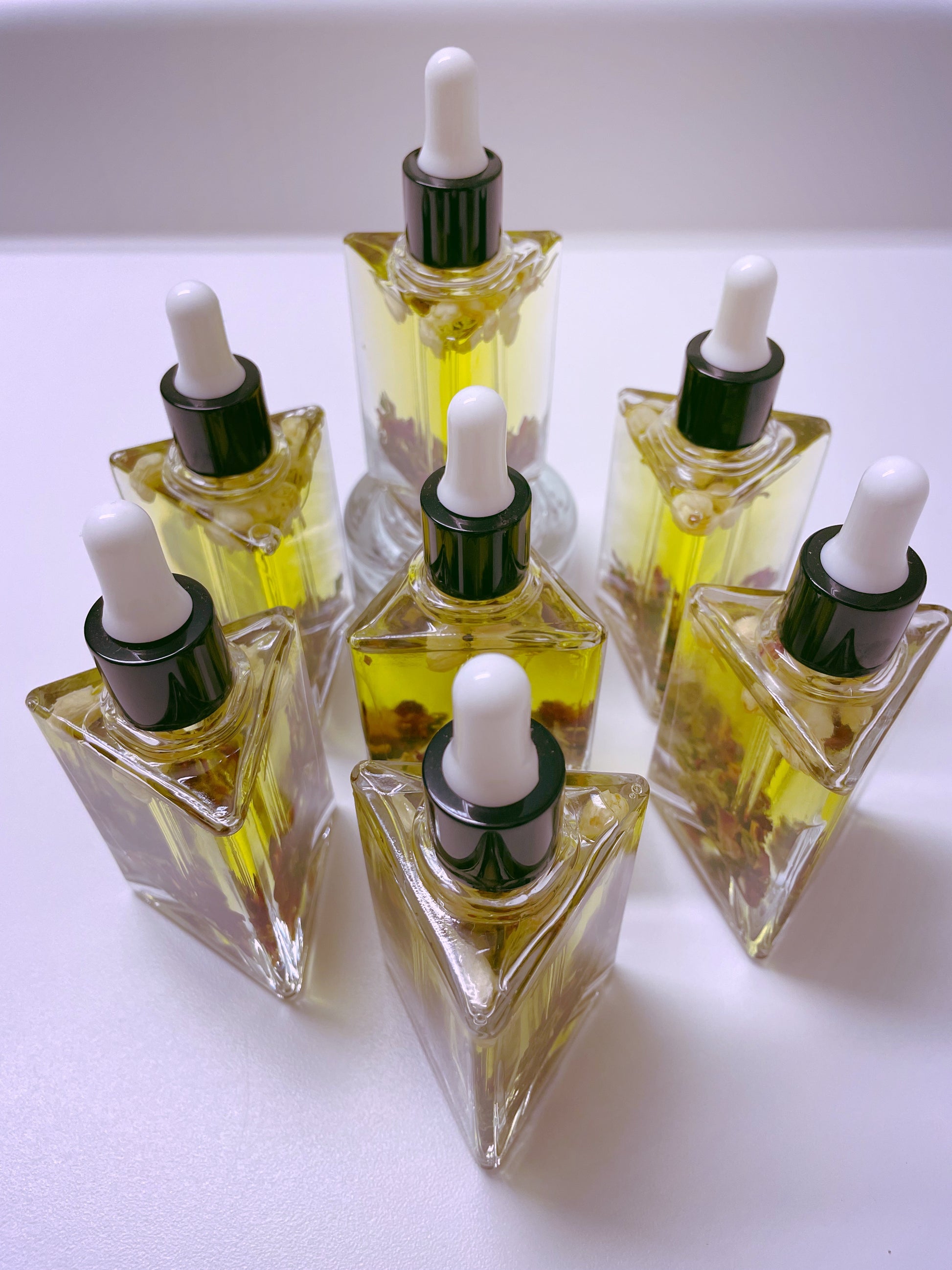 Herbal Infused Body Oil (rose scented) image 1